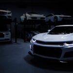 white car